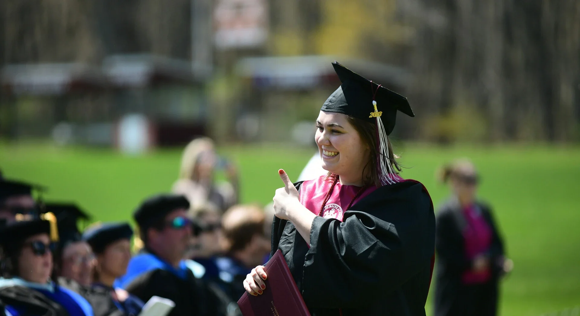 Student graduating