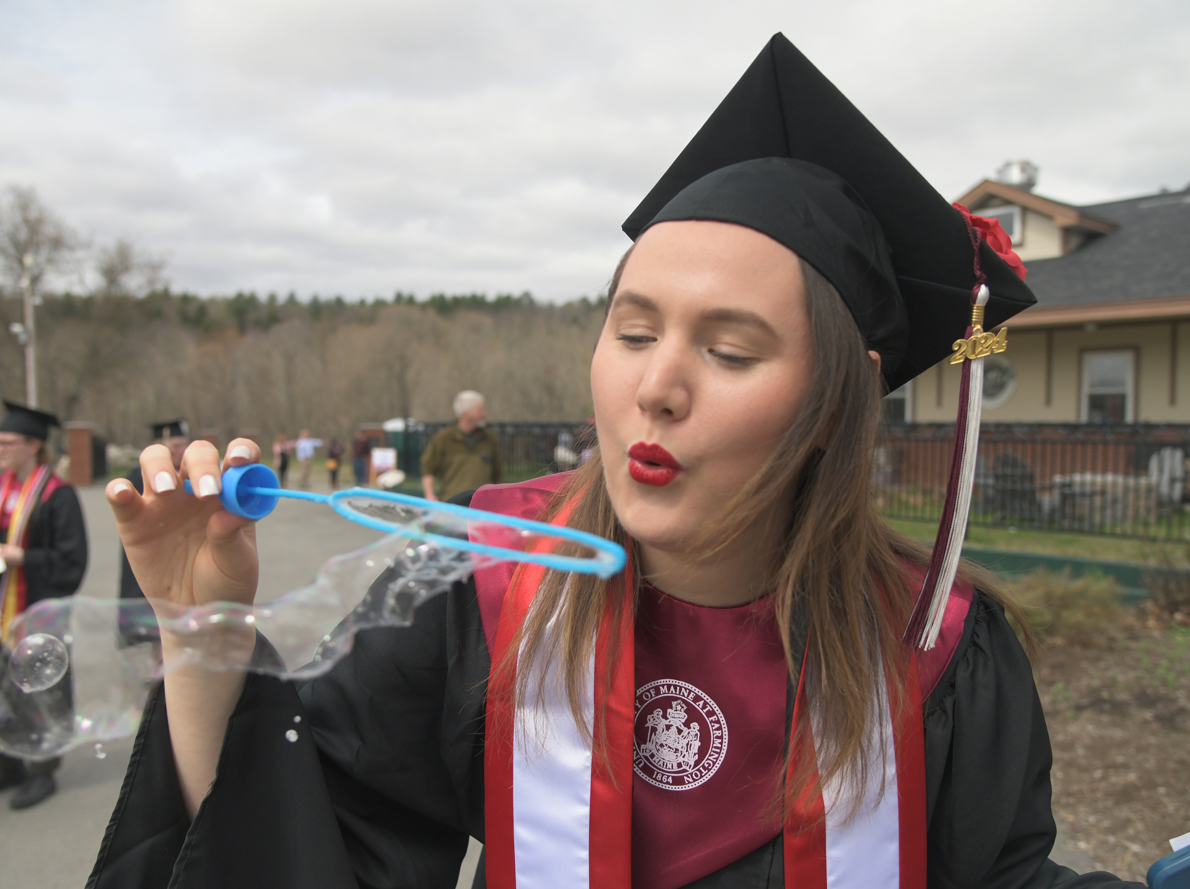 UMF student celebrates as a member of the Class of 2024
