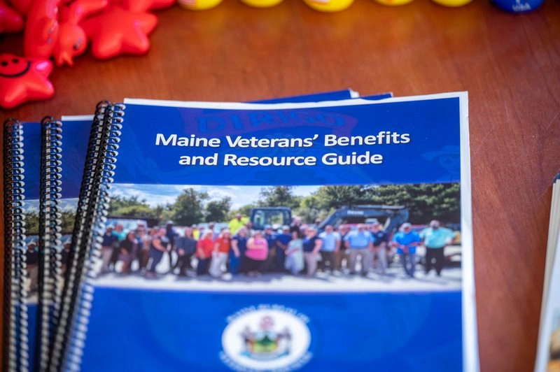 Folder of Maine Veterans Benefits and Resource Guide