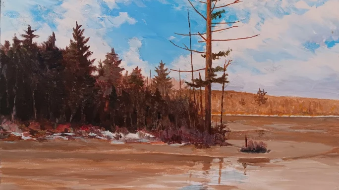 UMF Emery Community Arts Center presents “A Retrospective, Interrupted: Landscape Paintings by Phil Poirier” June 13 – Sept. 17