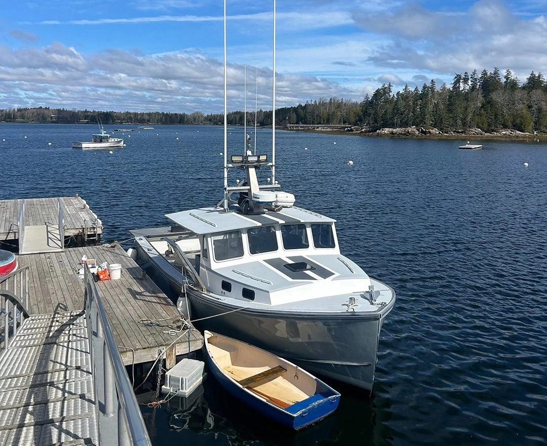 Lobster boat on the Maine coast