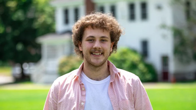 Zachary Holt, student author, is inspired by the written word and inspires others