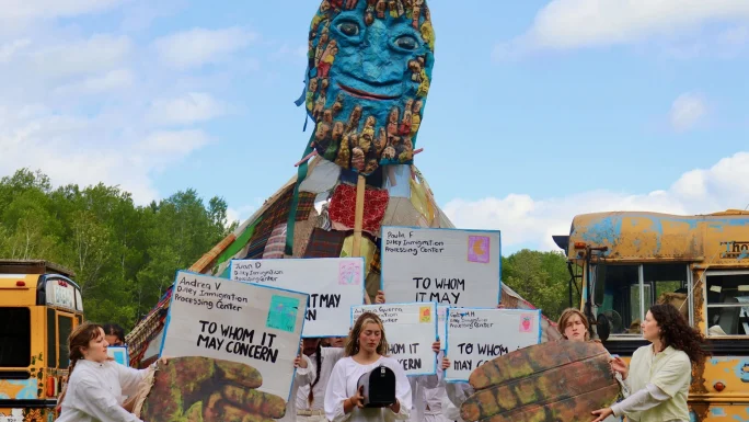 The UMF Emery Community Arts Center welcomes Bread & Puppet Theater, Sept. 10