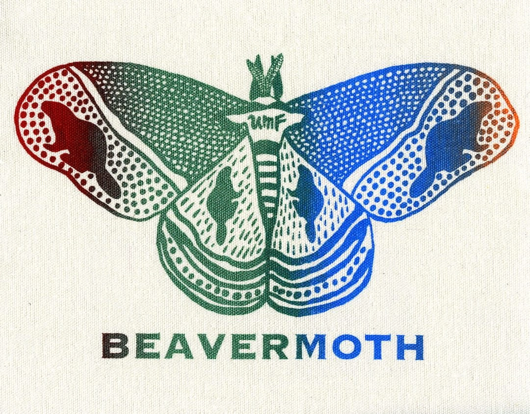 BeaverMoth logo: a stylized moth with red left wing, green body, blue right wing, and the word BEAVERMOTH beneath in a gradient.